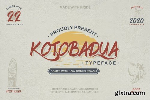 CM - Kotoba Dua - 22 Font styles 5086349