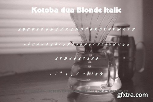 CM - Kotoba Dua - 22 Font styles 5086349