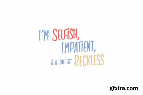 Hard Times - Rough Quotable Display Font