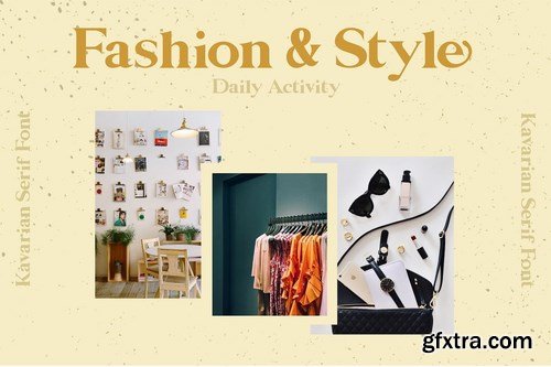 Kavarian Modern Elegant Serif Handmade Typeface