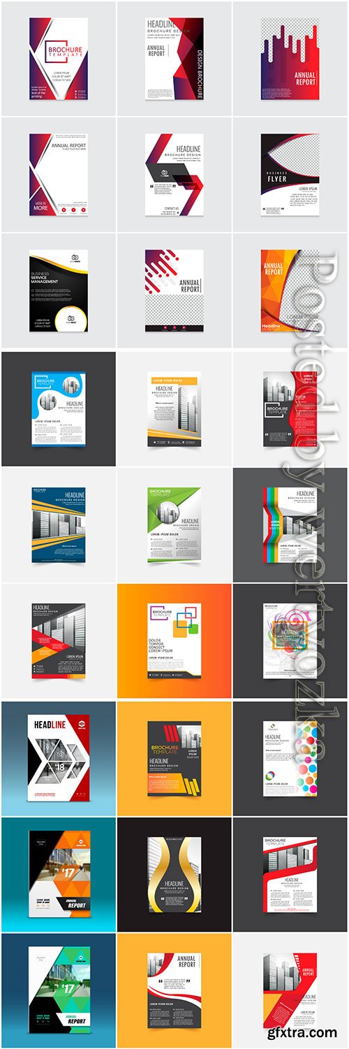 Brochures collection in vector, business name for company # 2 Brochures collection in vector, business name for company # 2