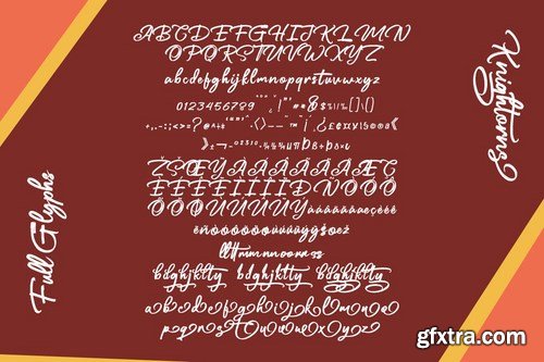 Knightorns - Handwritten Font