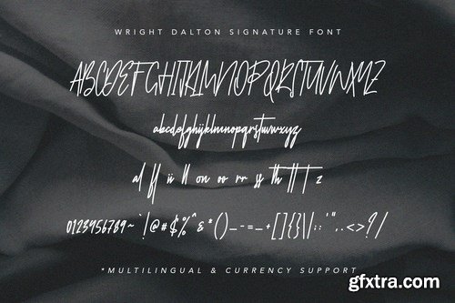 Wright Dalton Signature Script Calligraphy Font