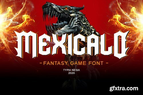 Mexicalo - Game Font