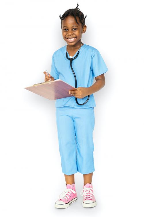 Young girl in doctor costume - 5179