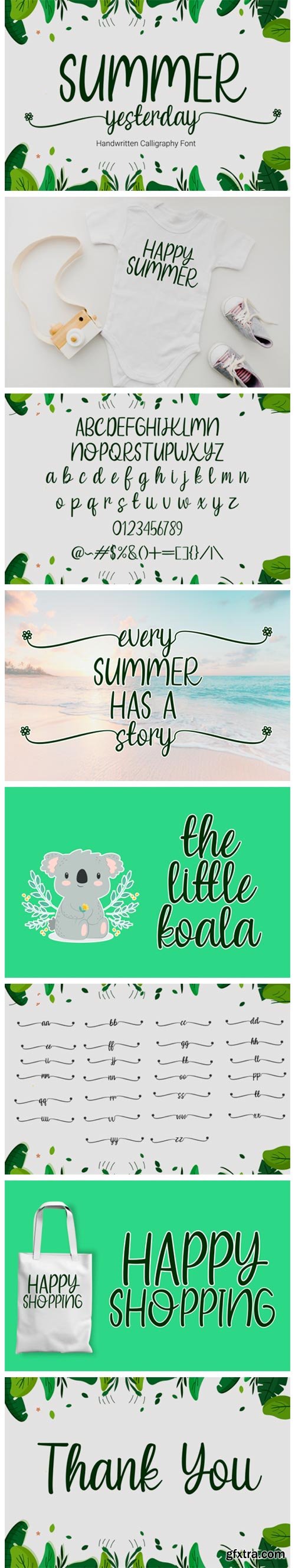 Summer Yesterday Font