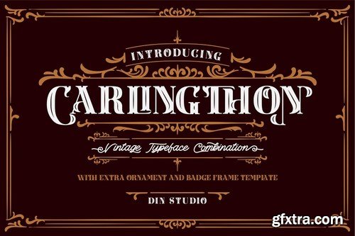 CM - Carlingthon Vintage Font Pack 5200814 CM - Carlingthon Vintage Font Pack 5200814