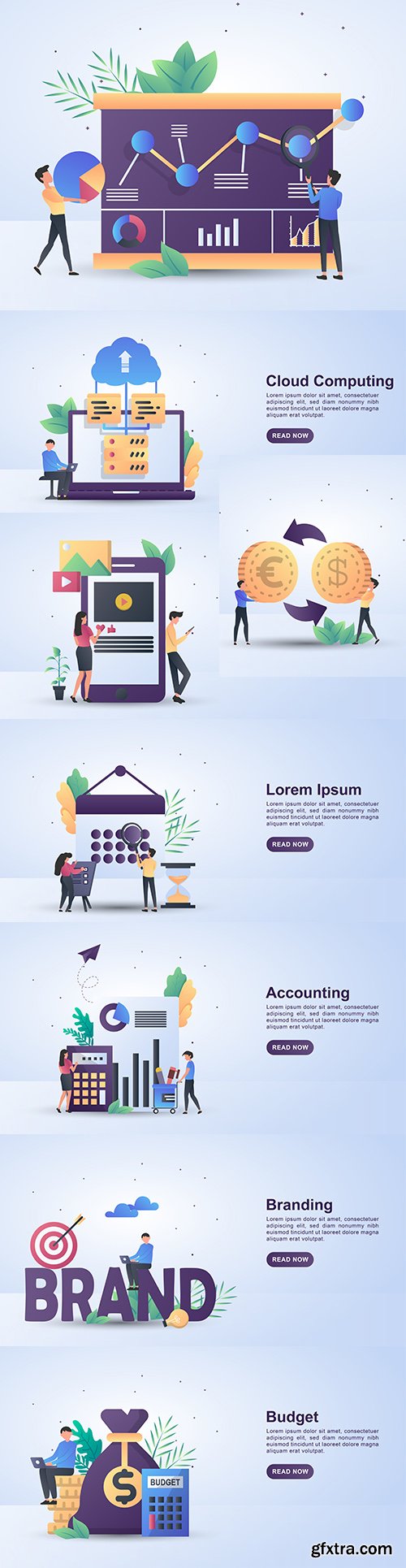 Business people and finance concept illustration
Business people and finance concept illustration