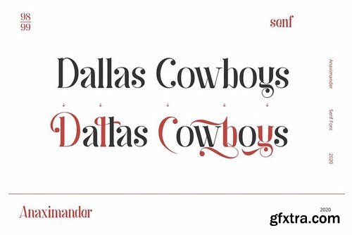 CM - Anaximander Serif Font 5212179