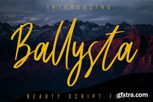 Ballysta Beauty Script Font
