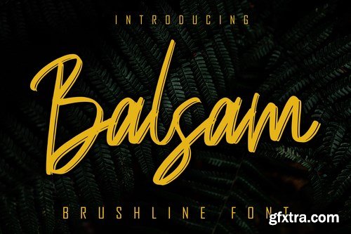 Balsam Brushline Font