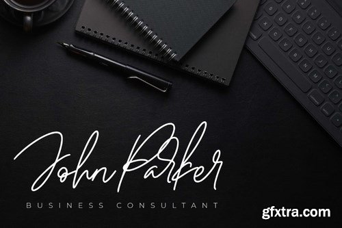 Handestonie - Signature Font