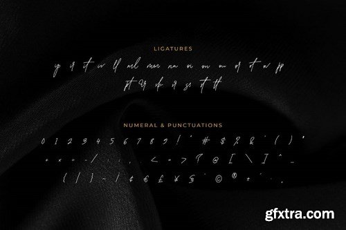 Handestonie - Signature Font