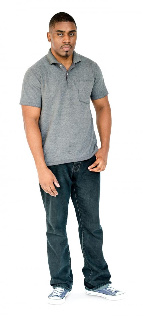 Full body portrait of a man in casual clothes - 4824