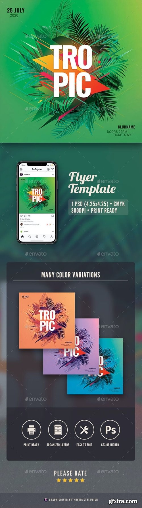 GraphicRiver - Tropic Flyer 27474023