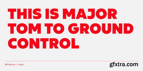 BR Nebula Font Family