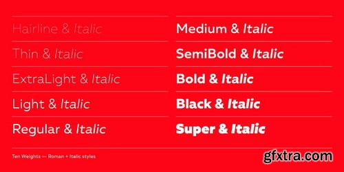 BR Nebula Font Family