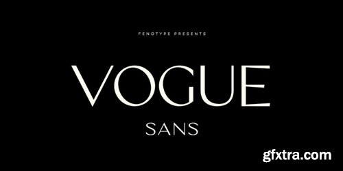 Vogue Sans Font Family Vogue Sans Font Family