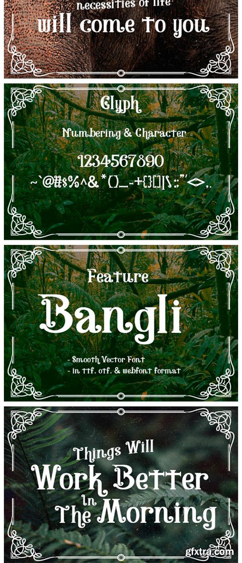 Bangli Font