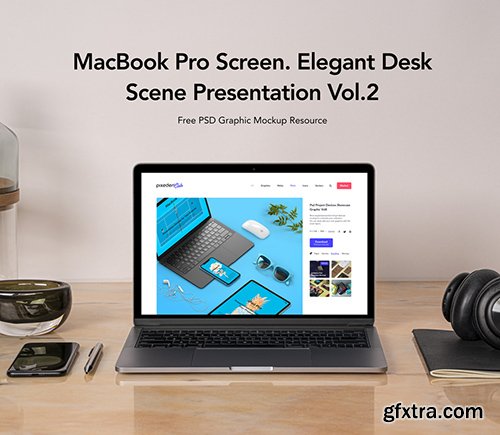 Desk Psd MacBook Pro Scene Set Vol2 Desk Psd MacBook Pro Scene Set Vol2