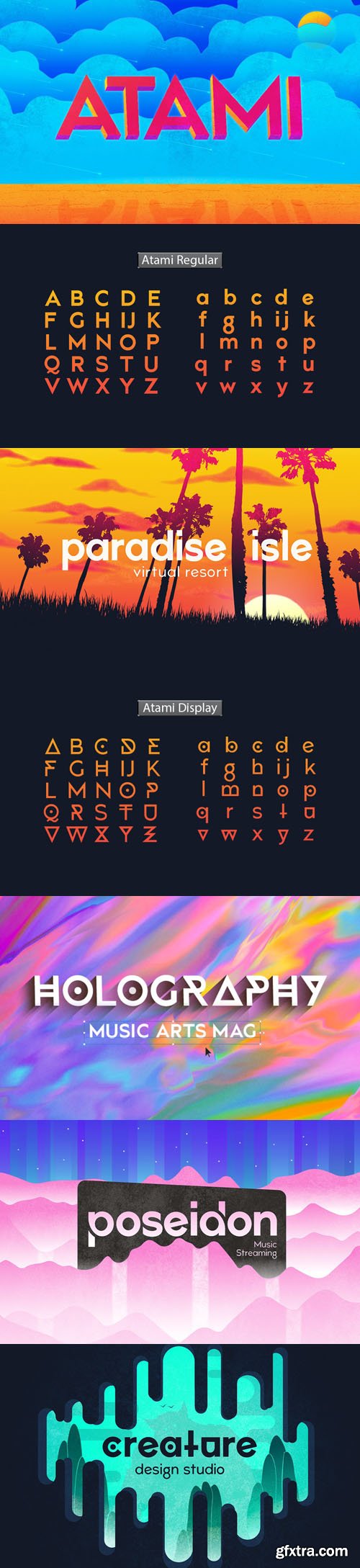 Atami - Modern Sans Serif Font [6-Weights]