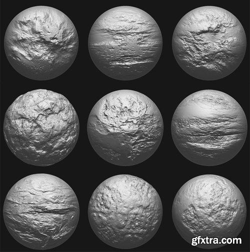 Environment Brushes Vol.1 for ZBrush Environment Brushes Vol.1 for ZBrush