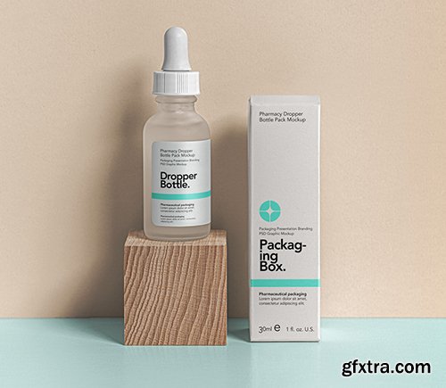 Cosmetic Psd Bottle Dropper Mockup Cosmetic Psd Bottle Dropper Mockup