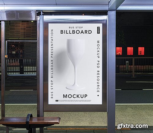 Bus Stop Psd Billboard Mockup Bus Stop Psd Billboard Mockup