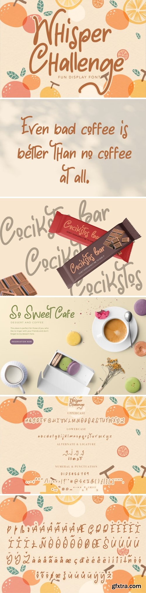 Whisper Challenge Font