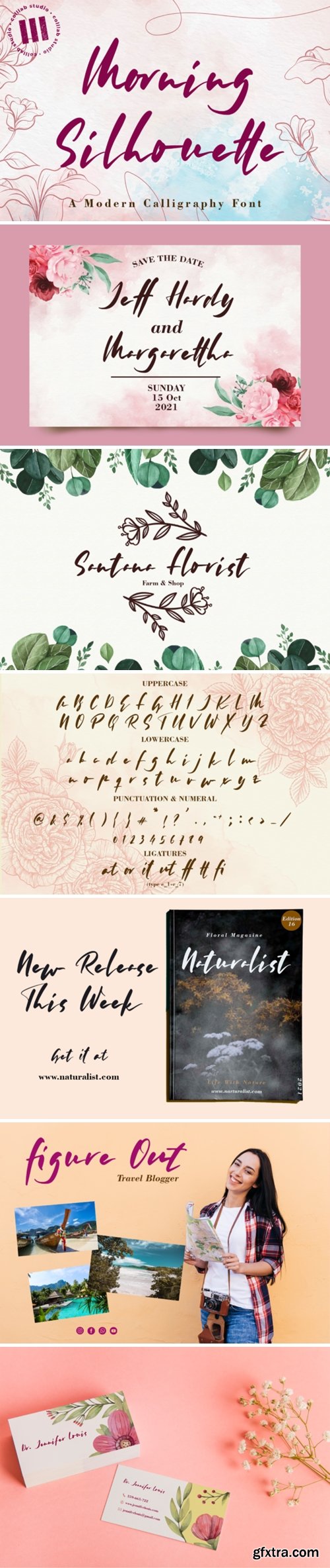 Morning Silhouette Font