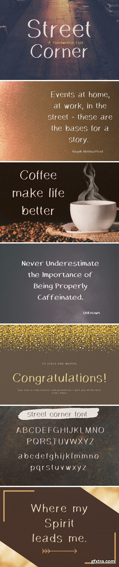 Street Corner Font