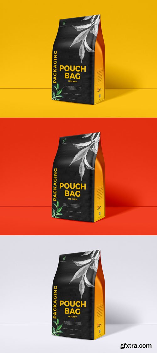 Packaging Pouch Bag PSD Mockup Packaging Pouch Bag PSD Mockup