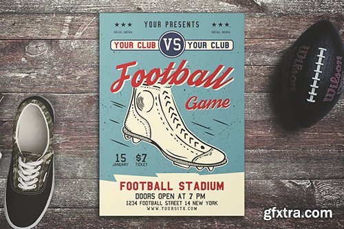 American Football Game Flyer American Football Game Flyer