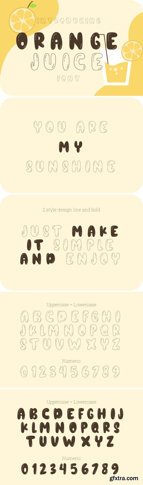 Orange Juice Font