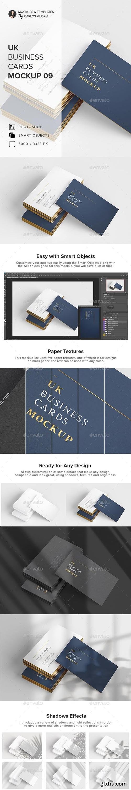 GraphicRiver - UK Business Cards Mockup 09 27826545