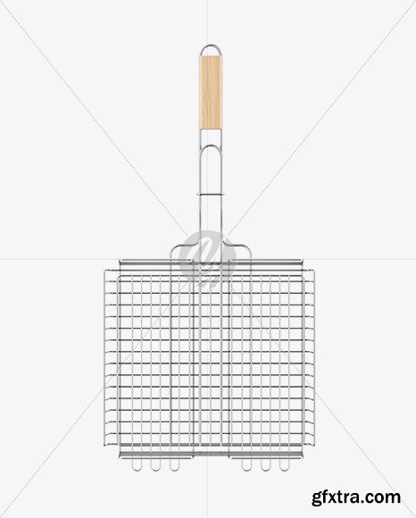 Portable Grilling Basket Mockup 64191