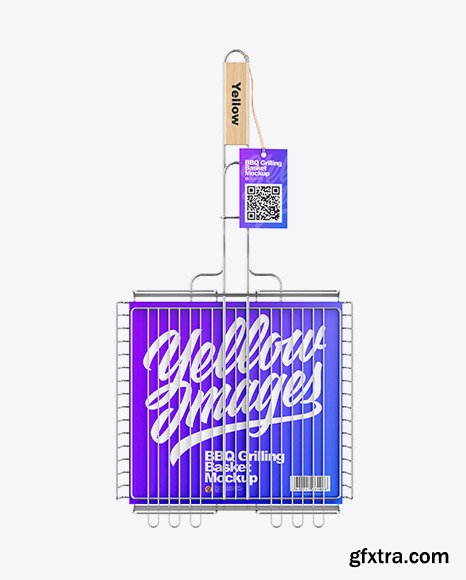 Portable Grilling Basket Mockup 64191