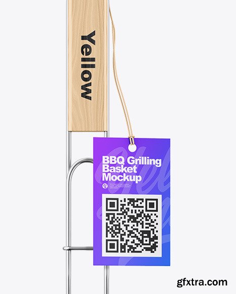 Portable Grilling Basket Mockup 64191
