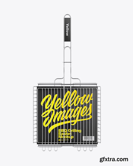 Portable Grilling Basket Mockup 64191