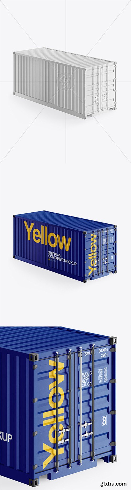 Shipping Container Mockup 63788 Shipping Container Mockup 63788