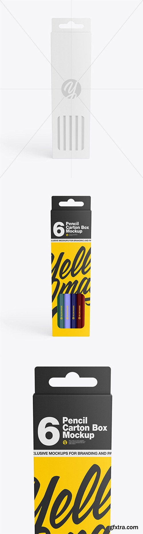 Pencil Box Mockup 64405