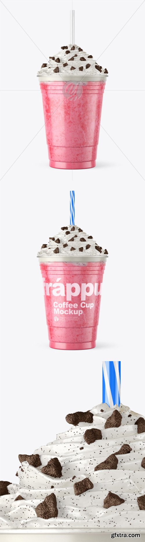 Coffee Cup Topped with Cookie Pieces Mockup 64619 Coffee Cup Topped with Cookie Pieces Mockup 64619