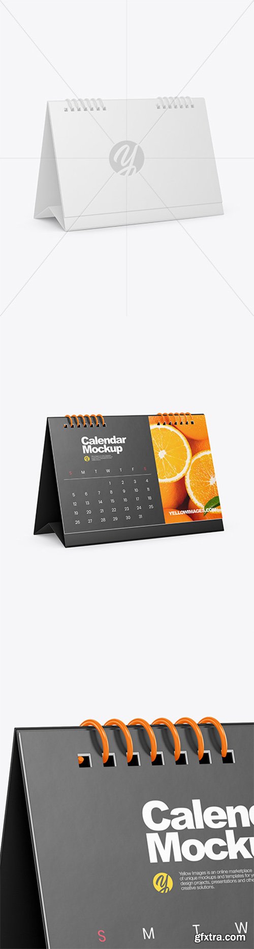 Desk Calendar Mockup 64632