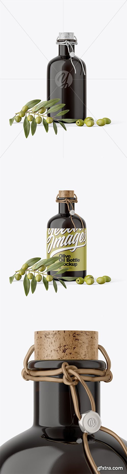 Dark Glass Olive Oil Bottle Mockup 64702 Dark Glass Olive Oil Bottle Mockup 64702