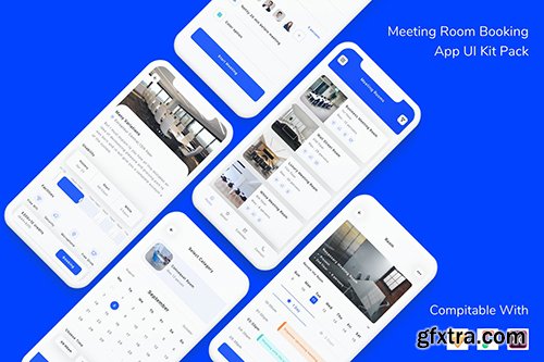 Meeting Room Booking App UI Kit Pack Meeting Room Booking App UI Kit Pack
