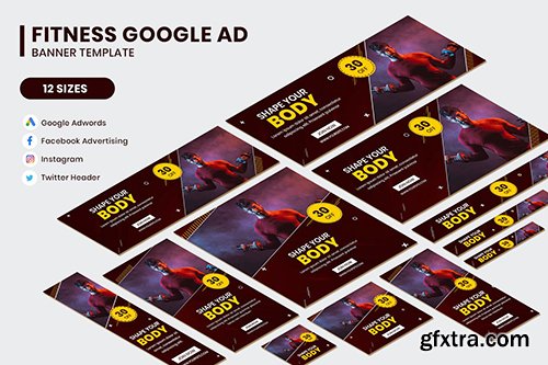 Fitness Google AD Template Fitness Google AD Template