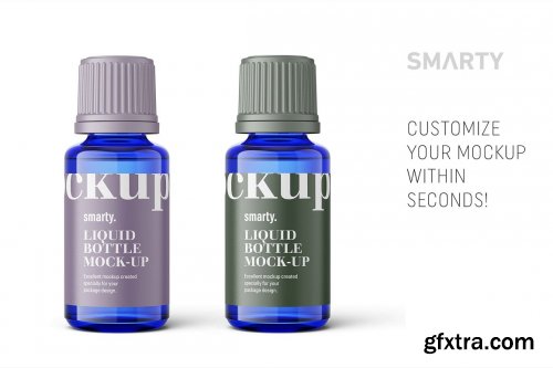 CreativeMarket - Essential oil bottle mockup 20ml 4824516