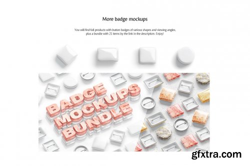 CreativeMarket - Button Badge Mockup 5143135
