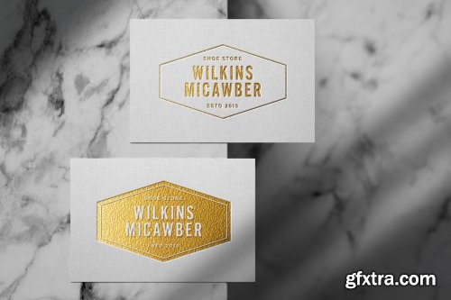 CreativeMarket - Elegant Luxury Logo Mockup Set 5144616