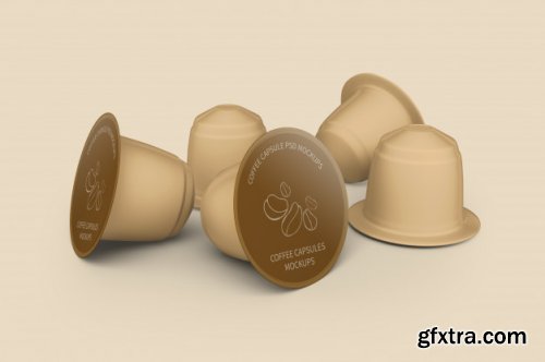Coffee capsule mockup